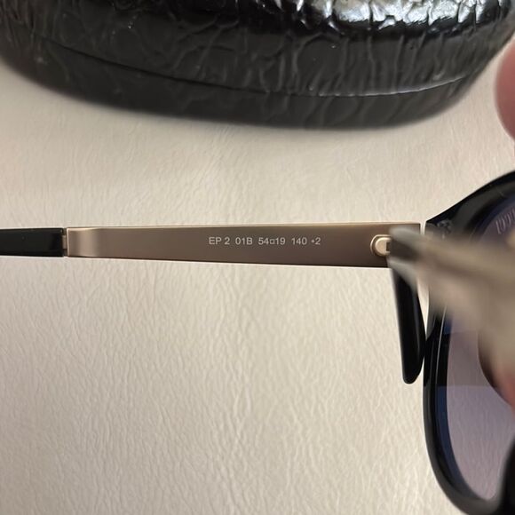 Emilio Pucci Black Sunglasses EP 2 - Picture 4 of 5